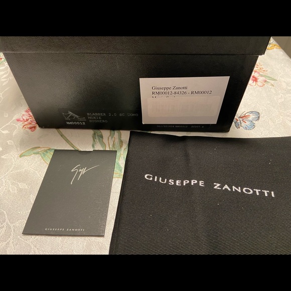 NEW Giuseppe Zanotti Blabber Leather Sneaker - Picture 10 of 13